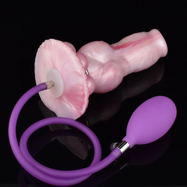 Silicone Inflatable Anal Plug Dilator Sex Toys For Man/Woman Anal Expansion Fantasy Knot Dildo Enlargement Male Masturbator