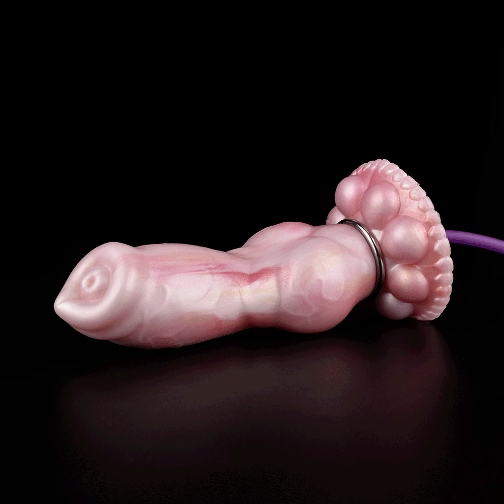 FAAK Silicone Inflatable Anal Plug Dilator Sex Toys For Man/Woman Anal Expansion Fantasy Knot Dildo Enlargement Male Masturbator