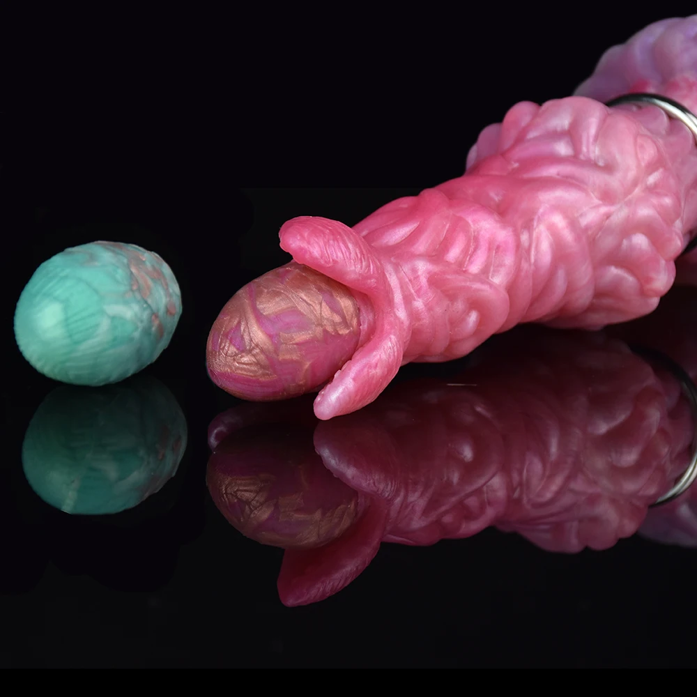 FAAK Fantasy Pneumatic Ovipositor Silicone Vaginal Balls Anal Sex Toys Lay Eggs Dildos Butt Plug Adult Games Masturbators