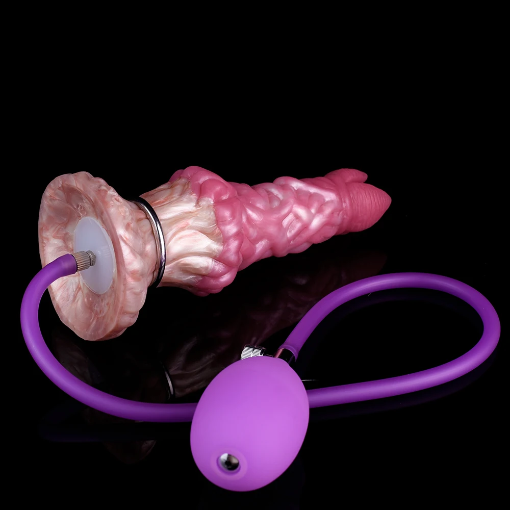 FAAK Fantasy Pneumatic Ovipositor Silicone Vaginal Balls Anal Sex Toys Lay Eggs Dildos Butt Plug Adult Games Masturbators