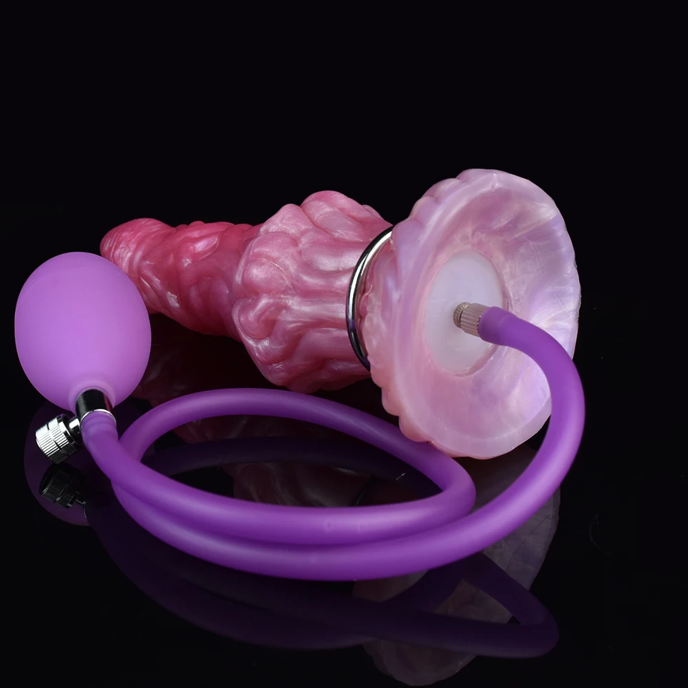 FAAK Fantasy Pneumatic Ovipositor Silicone Vaginal Balls Anal Sex Toys Lay Eggs Dildos Butt Plug Adult Games Masturbators