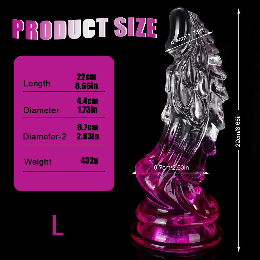 Hot Selling Dragon Dildos For Women Big Monster Dildo Animal Phallus Alien Fantasy Dildo Anal Toys Thick Luminous Dildo Sex Shop