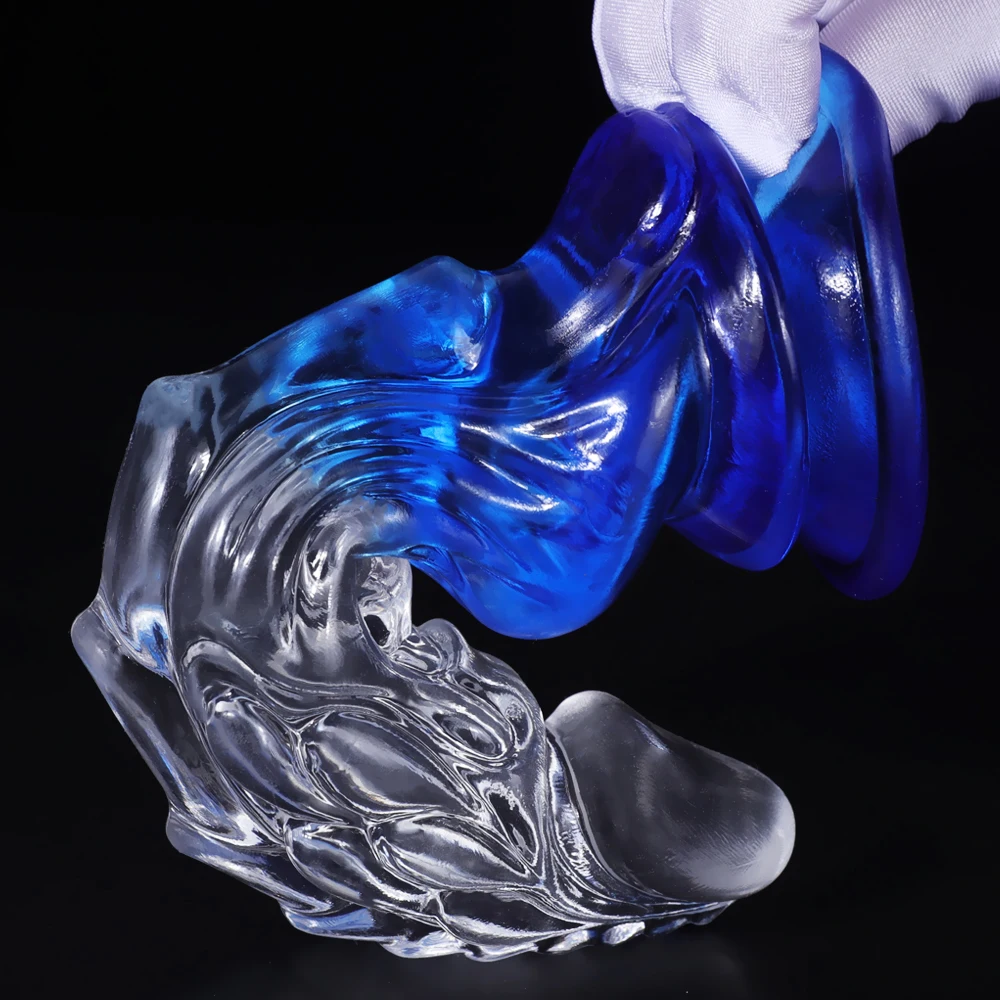 Hot Selling Dragon Dildos For Women Big Monster Dildo Animal Phallus Alien Fantasy Dildo Anal Toys Thick Luminous Dildo Sex Shop