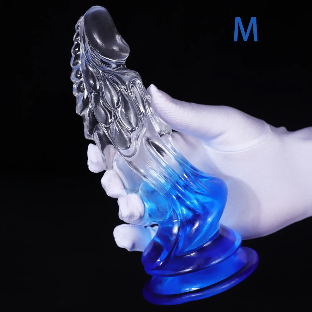 Hot Selling Dragon Dildos For Women Big Monster Dildo Animal Phallus Alien Fantasy Dildo Anal Toys Thick Luminous Dildo Sex Shop