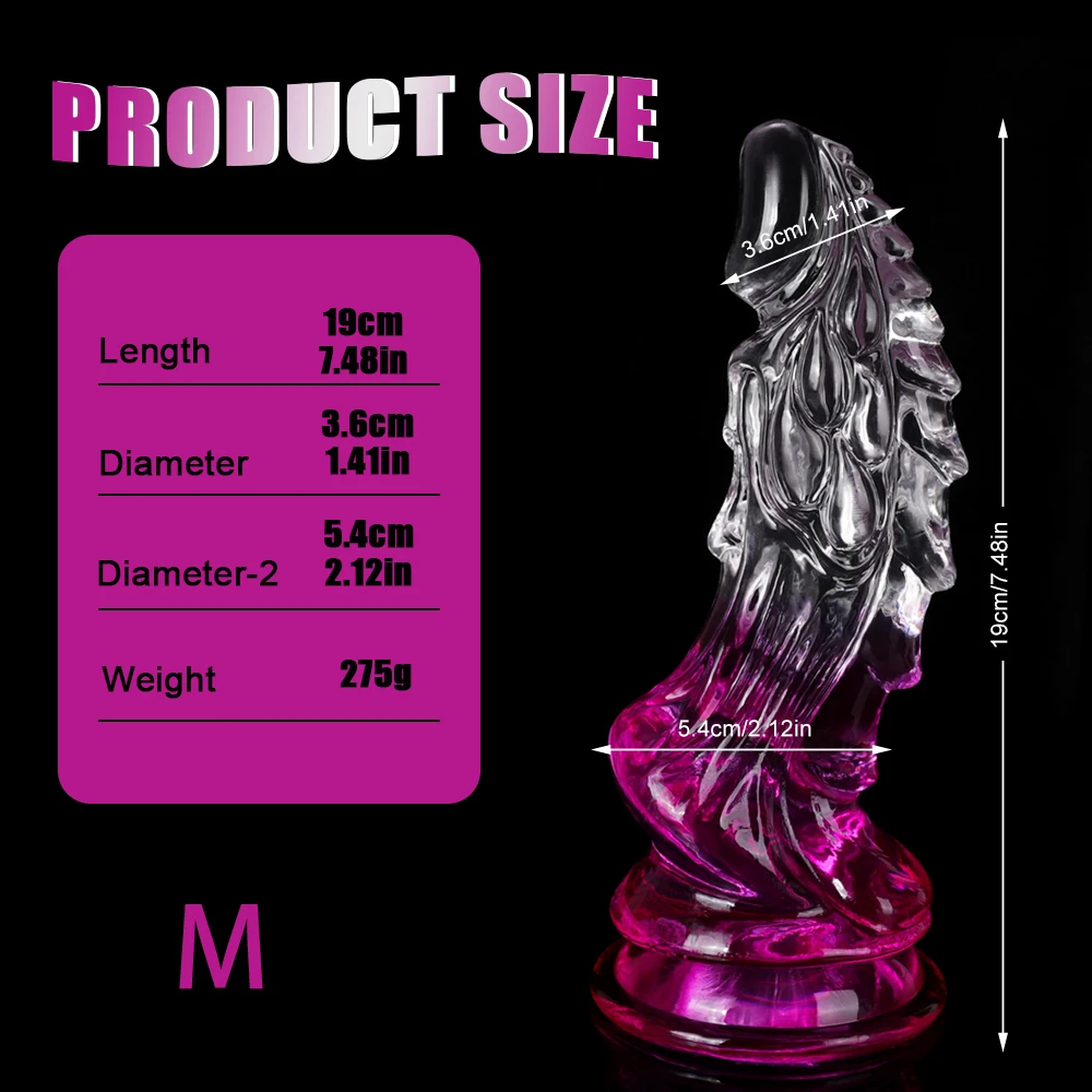 Hot Selling Dragon Dildos For Women Big Monster Dildo Animal Phallus Alien Fantasy Dildo Anal Toys Thick Luminous Dildo Sex Shop