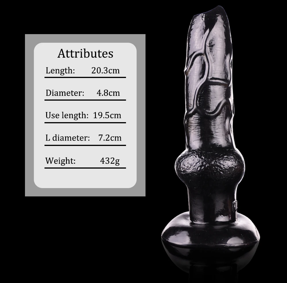 QKKQ Fantasy Huge Knot Dog Dildo Anal Plug Sex Toys Animal Penis Man And Woman Butt Vagina Masturbate Cock Adult Sex Store 18+