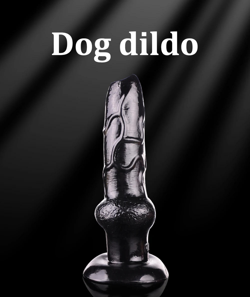 QKKQ Fantasy Huge Knot Dog Dildo Anal Plug Sex Toys Animal Penis Man And Woman Butt Vagina Masturbate Cock Adult Sex Store 18+