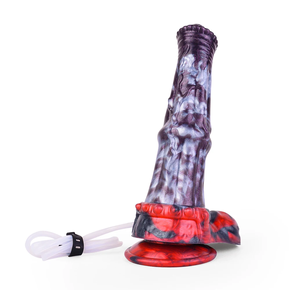 FAAK Fantasy Horse Knot Ejaculation Dildo Silicone Squirting Penis Multi Color Large Anal Plug Sex Toys For Women Men Anal Plug FAAK Fantasy Horse Knot Ejaculation Dildo Silicone Squirting Penis Multi Color Large Anal Plug Sex Toys For Women Men Anal Plug