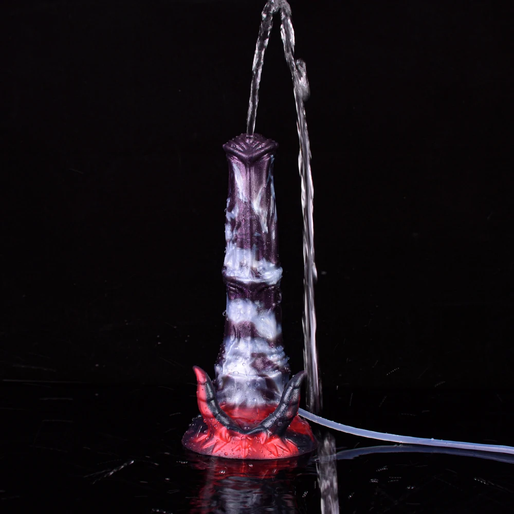 FAAK Fantasy Horse Knot Ejaculation Dildo Silicone Squirting Penis Multi Color Large Anal Plug Sex Toys For Women Men Anal Plug FAAK Fantasy Horse Knot Ejaculation Dildo Silicone Squirting Penis Multi Color Large Anal Plug Sex Toys For Women Men Anal Plug