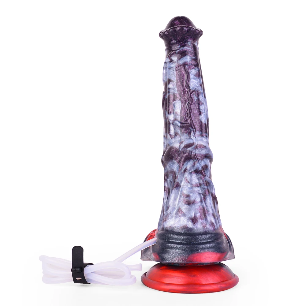 FAAK Fantasy Horse Knot Ejaculation Dildo Silicone Squirting Penis Multi Color Large Anal Plug Sex Toys For Women Men Anal Plug FAAK Fantasy Horse Knot Ejaculation Dildo Silicone Squirting Penis Multi Color Large Anal Plug Sex Toys For Women Men Anal Plug