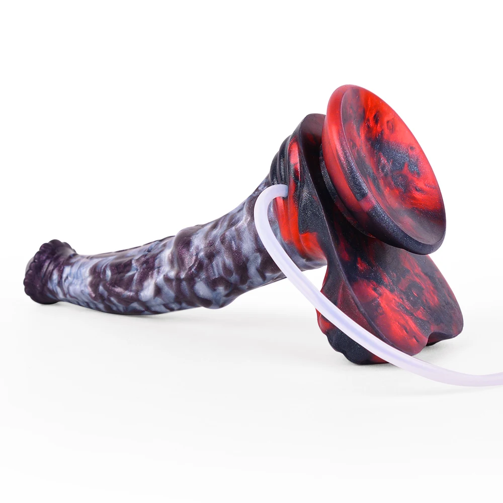 FAAK Fantasy Horse Knot Ejaculation Dildo Silicone Squirting Penis Multi Color Large Anal Plug Sex Toys For Women Men Anal Plug FAAK Fantasy Horse Knot Ejaculation Dildo Silicone Squirting Penis Multi Color Large Anal Plug Sex Toys For Women Men Anal Plug