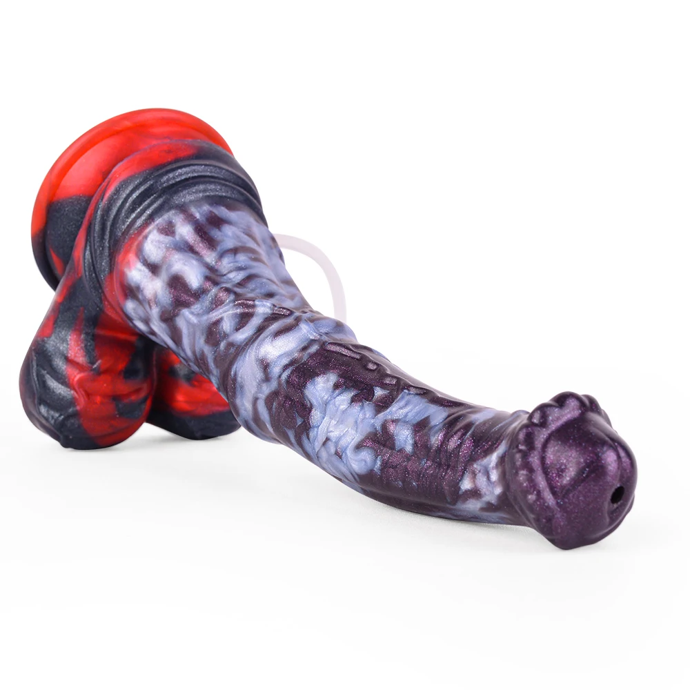 FAAK Fantasy Horse Knot Ejaculation Dildo Silicone Squirting Penis Multi Color Large Anal Plug Sex Toys For Women Men Anal Plug FAAK Fantasy Horse Knot Ejaculation Dildo Silicone Squirting Penis Multi Color Large Anal Plug Sex Toys For Women Men Anal Plug
