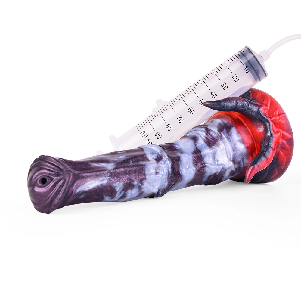 FAAK Fantasy Horse Knot Ejaculation Dildo Silicone Squirting Penis Multi Color Large Anal Plug Sex Toys For Women Men Anal Plug FAAK Fantasy Horse Knot Ejaculation Dildo Silicone Squirting Penis Multi Color Large Anal Plug Sex Toys For Women Men Anal Plug