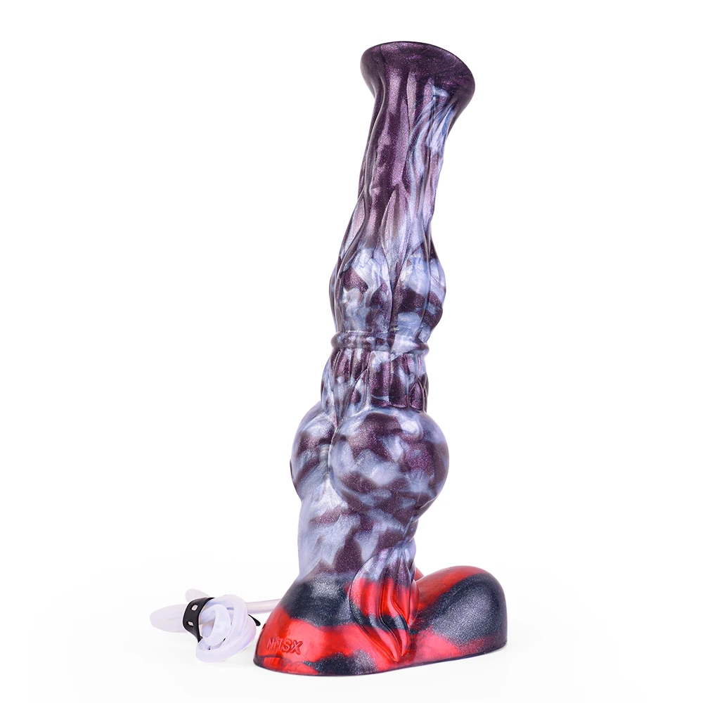 FAAK Fantasy Horse Knot Ejaculation Dildo Silicone Squirting Penis Multi Color Large Anal Plug Sex Toys For Women Men Anal Plug FAAK Fantasy Horse Knot Ejaculation Dildo Silicone Squirting Penis Multi Color Large Anal Plug Sex Toys For Women Men Anal Plug