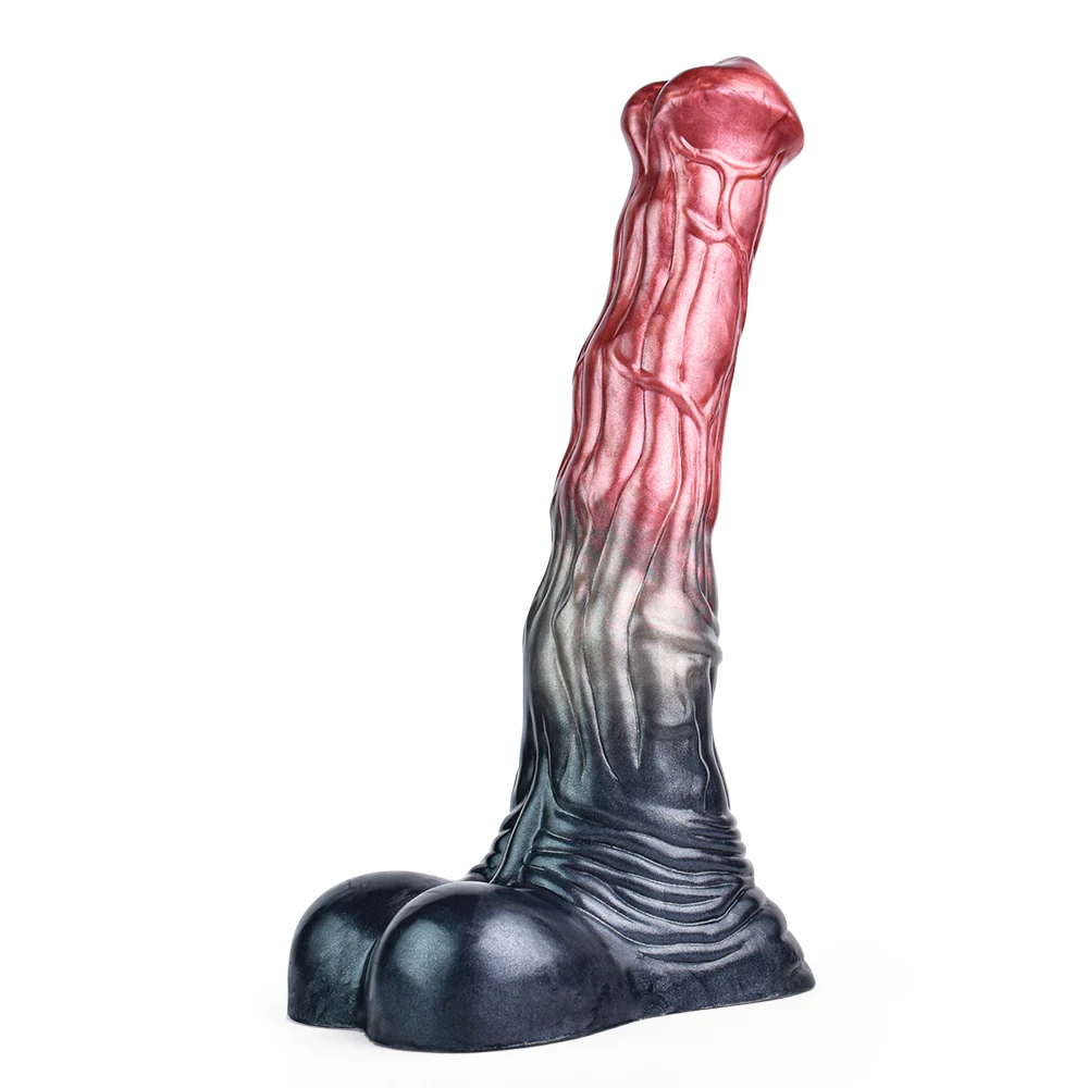 FAAK Fantasy Horse Dildo With Testis Silicone Multi Color Animal Penis Sex Toys For Women Men Anal Plug Female Masturbator FAAK Fantasy Horse Dildo With Testis Silicone Multi Color Animal Penis Sex Toys For Women Men Anal Plug Female Masturbator