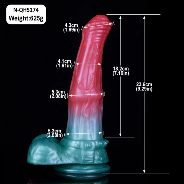 Silicone Horse Dildo With Sucker Multi Color Fantasy Dragon Penis Sex Toys For Women Female Masturbator Anal Plug