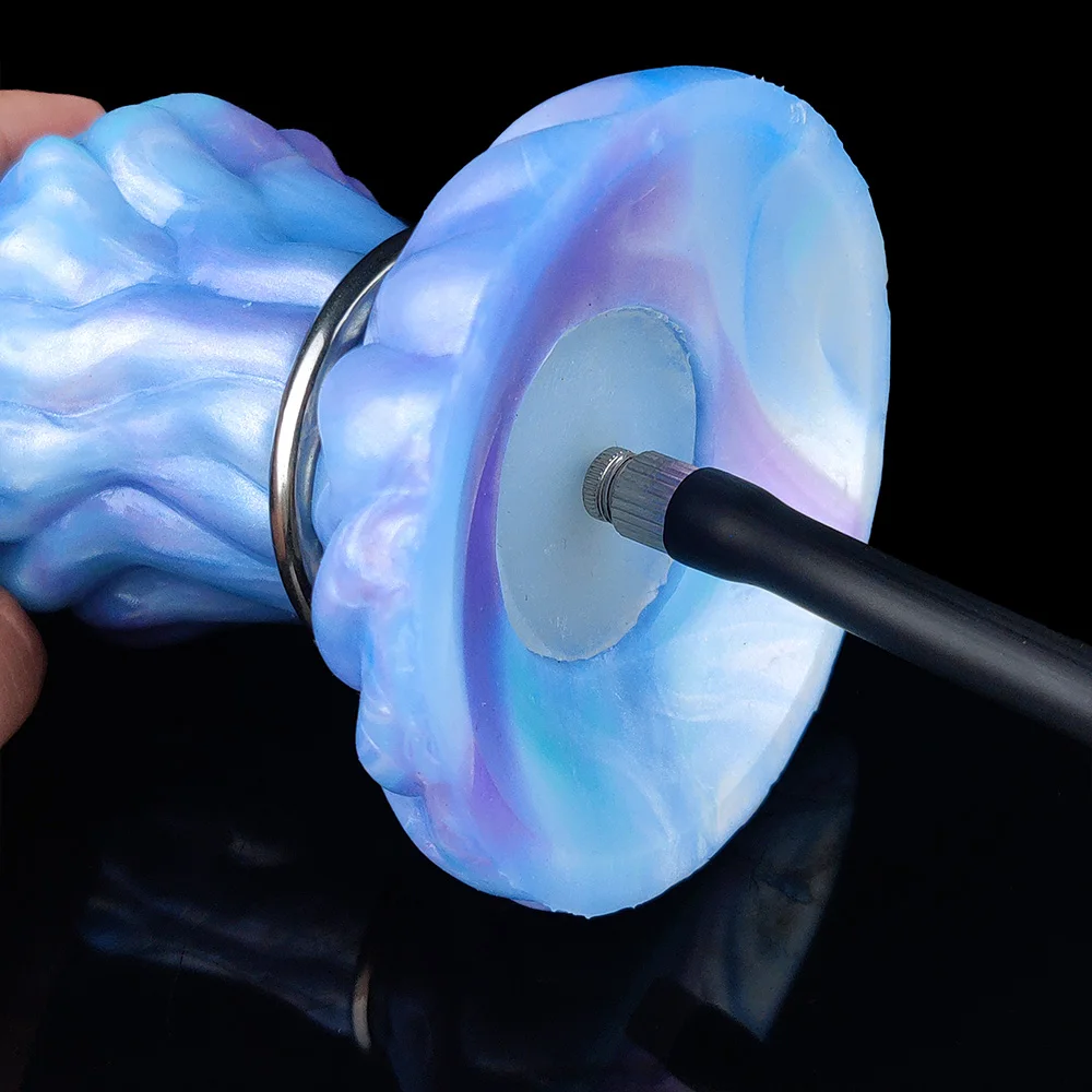 YOCY Inflatable Ovipositor Silicone Fantasy Dildo Pneumatic Lay Eggs Butt Plug Masturbator Vaginal Sex Toy For Women Men