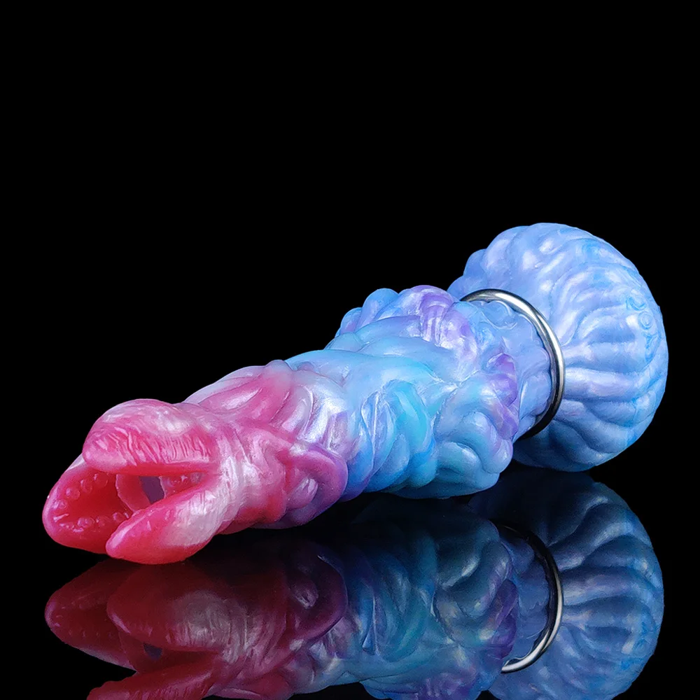 YOCY Inflatable Ovipositor Silicone Fantasy Dildo Pneumatic Lay Eggs Butt Plug Masturbator Vaginal Sex Toy For Women Men