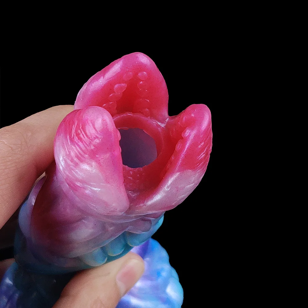 YOCY Inflatable Ovipositor Silicone Fantasy Dildo Pneumatic Lay Eggs Butt Plug Masturbator Vaginal Sex Toy For Women Men