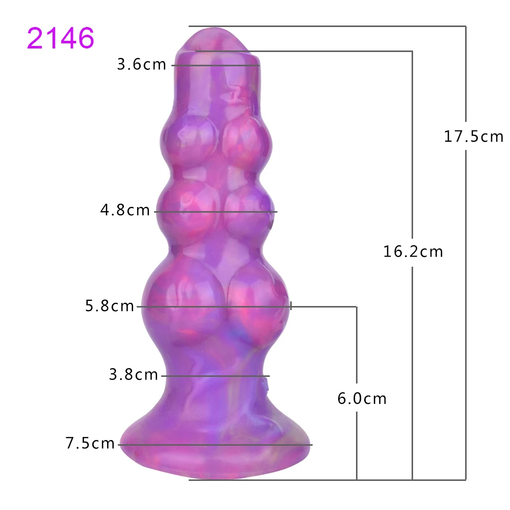 FAAK Fantasy Pneumatic Luminous Ovipositor Anal Sex Toys Dragon Dog Knot Dildos Silicone Butt Plug Adult Game Masturbators