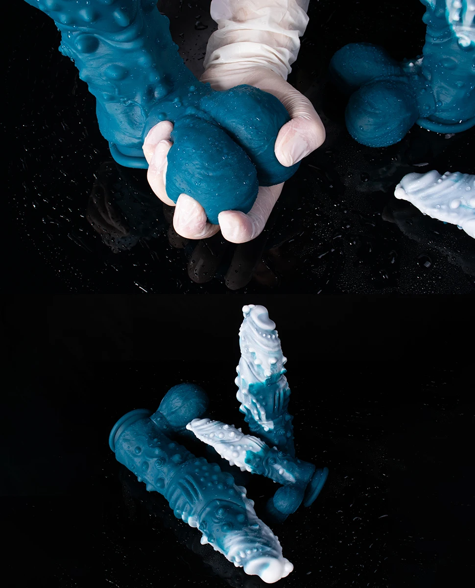 Giant Fantasy Dildo Realistic Monster Dragon Dildo With Suction Cup Particle Plug Prostate GSpot Butt Plug Sex Toy for Men Women