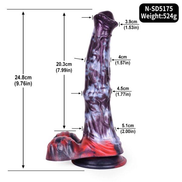 Silicone Horse Dildo With Sucker Fantasy Animal Penis Sex Toy For Women clit Massage Stimulate Female Masturbator Anal Plug