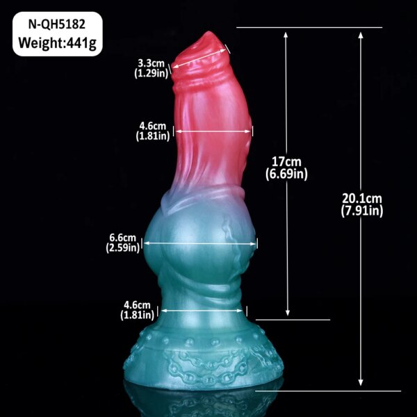 Silicone Large Penis Anal Plug Fantasy Dog Knot Dildo With Sucker Sex Toys For Women Men Female Masturbator Big Dong