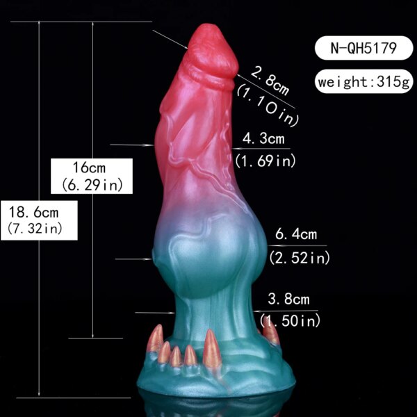 Silicone Large Penis Anal Plug Fantasy Dog Knot Dildo With Sucker Sex Toys For Women Men Female Masturbator Big Dong