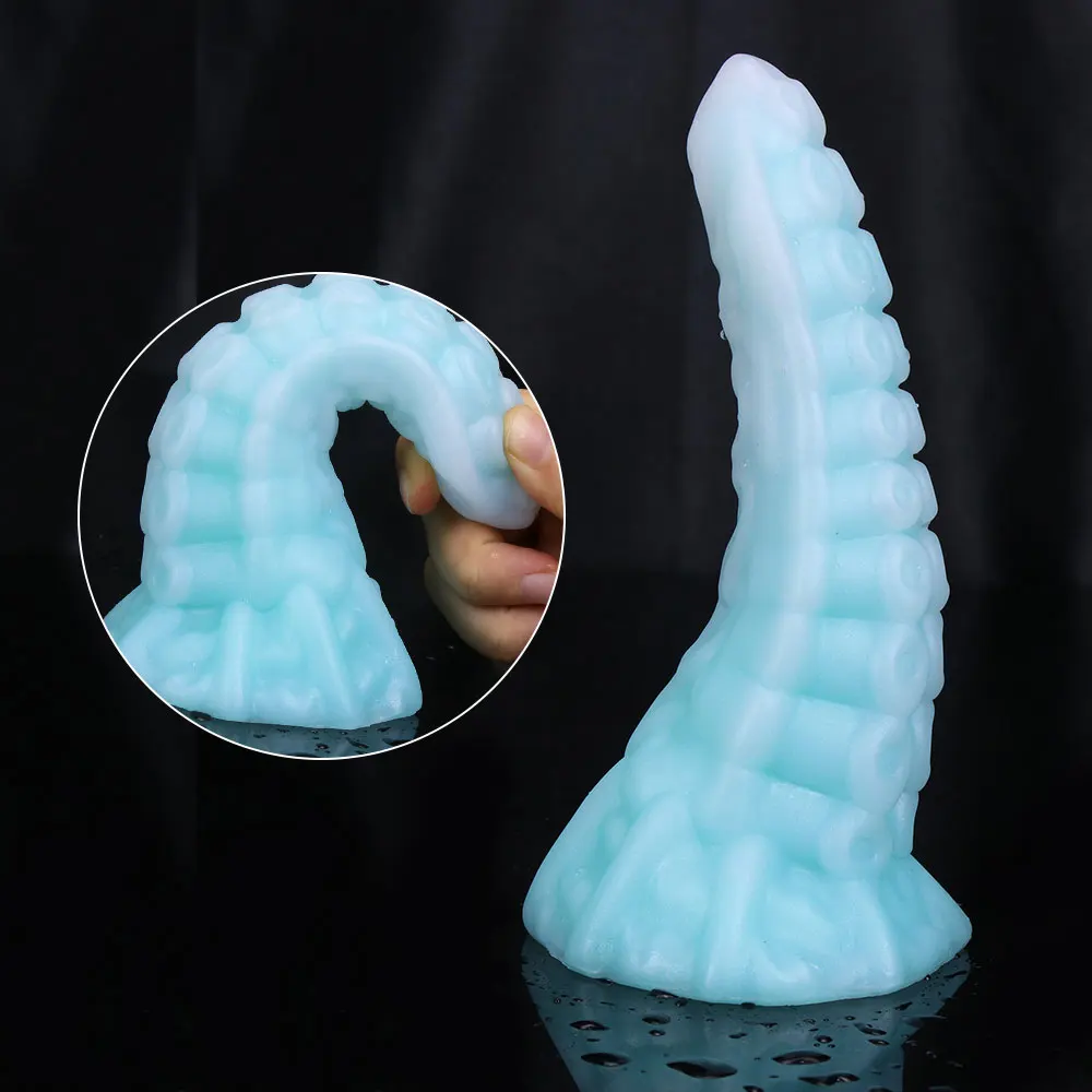Small Octopus Tentacle Dildo Soft Silicone Animal Fantasy Dildo Colorful Anal Butt Plug Masturbate For Women Men Orgasm Sex Tool Small Octopus Tentacle Dildo Soft Silicone Animal Fantasy Dildo Colorful Anal Butt Plug Masturbate For Women Men Orgasm Sex Tool