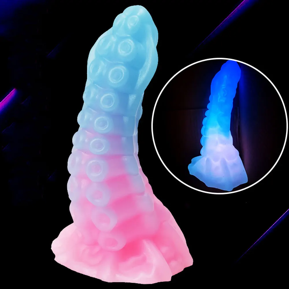 Small Octopus Tentacle Dildo Soft Silicone Animal Fantasy Dildo Colorful Anal Butt Plug Masturbate For Women Men Orgasm Sex Tool Small Octopus Tentacle Dildo Soft Silicone Animal Fantasy Dildo Colorful Anal Butt Plug Masturbate For Women Men Orgasm Sex Tool