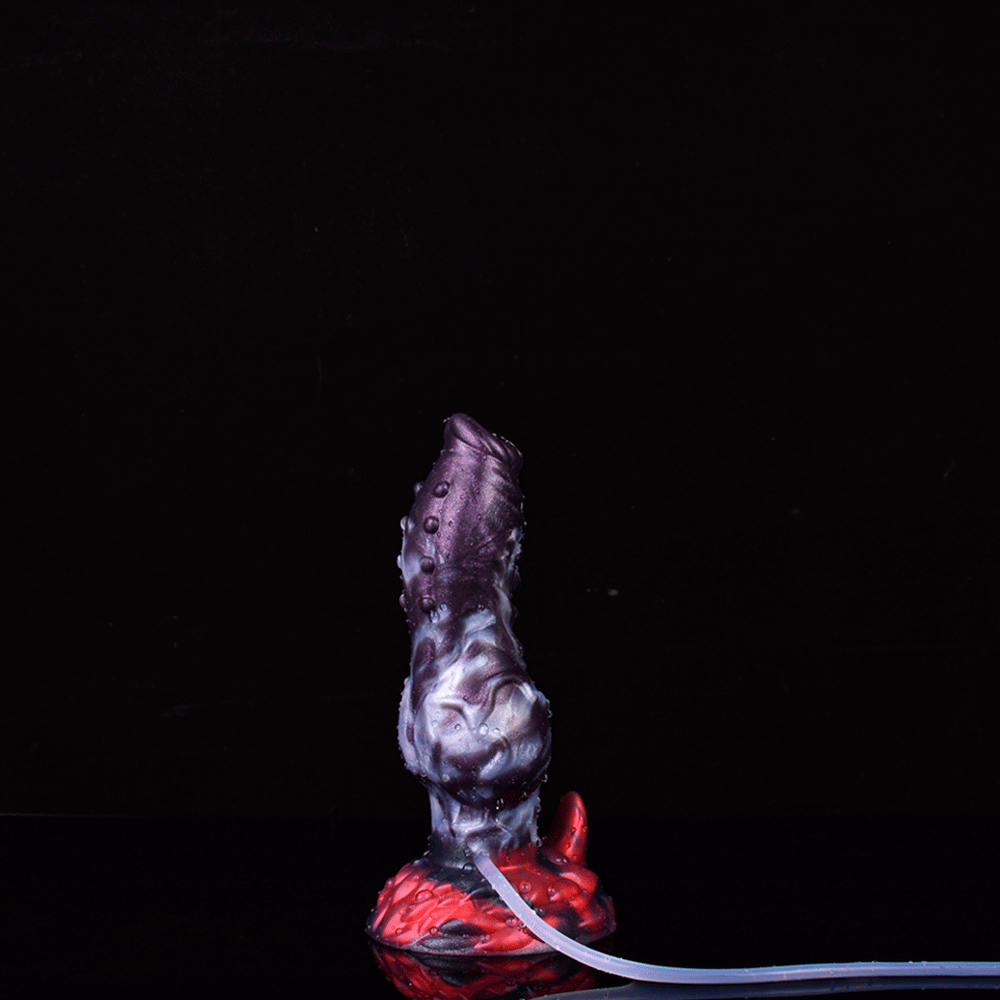 FAAK Silicone Dog Knot Squirting Dildo Ejaculation Large Penis With Sucker Fantasy Sex Toys Anal Plug Female Masturbator