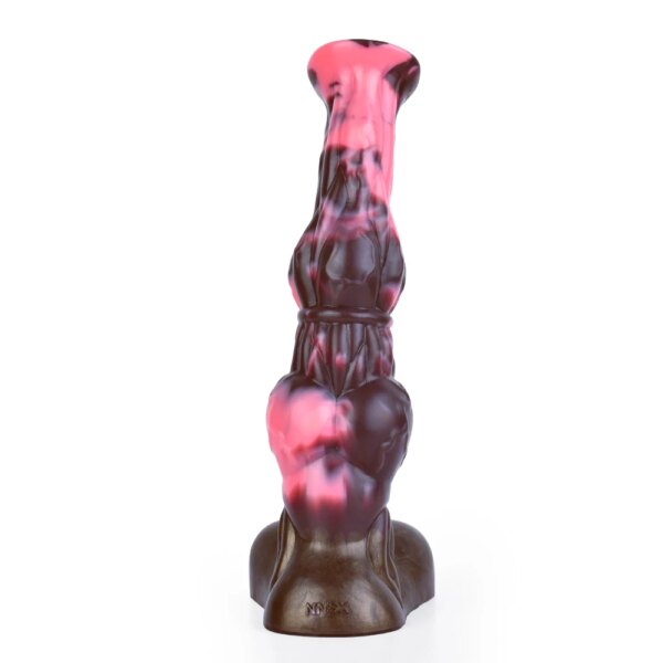 Realistic Horse Penis With Testis Silicone Fantasy Animal Knot Dildo Multi Color Pink Sex Toys For Women Anal Massage