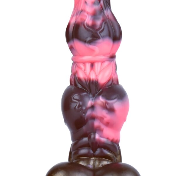 Realistic Horse Penis With Testis Silicone Fantasy Animal Knot Dildo Multi Color Pink Sex Toys For Women Anal Massage