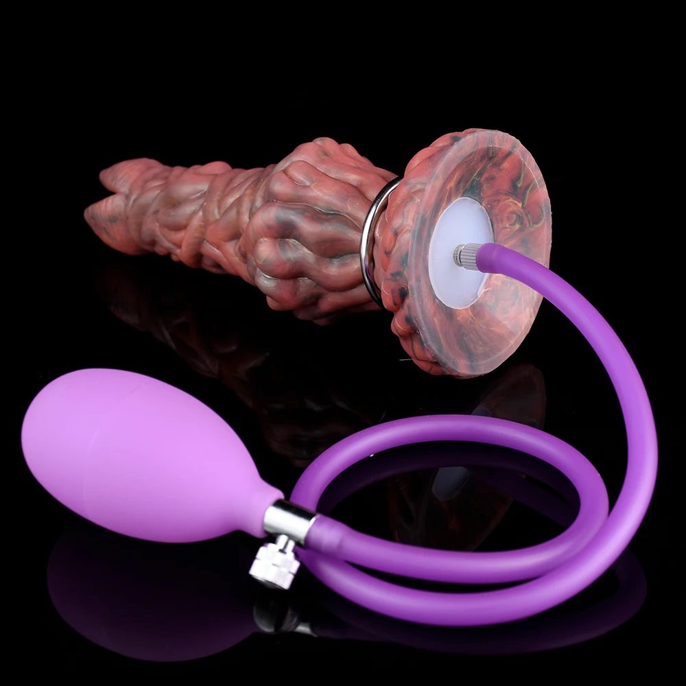 FAAK Fantasy Pneumatic Ovipositor Anal Sex Toys Lay Eggs Dildos Silicone Vaginal Balls Butt Plug Adult Games Masturbators