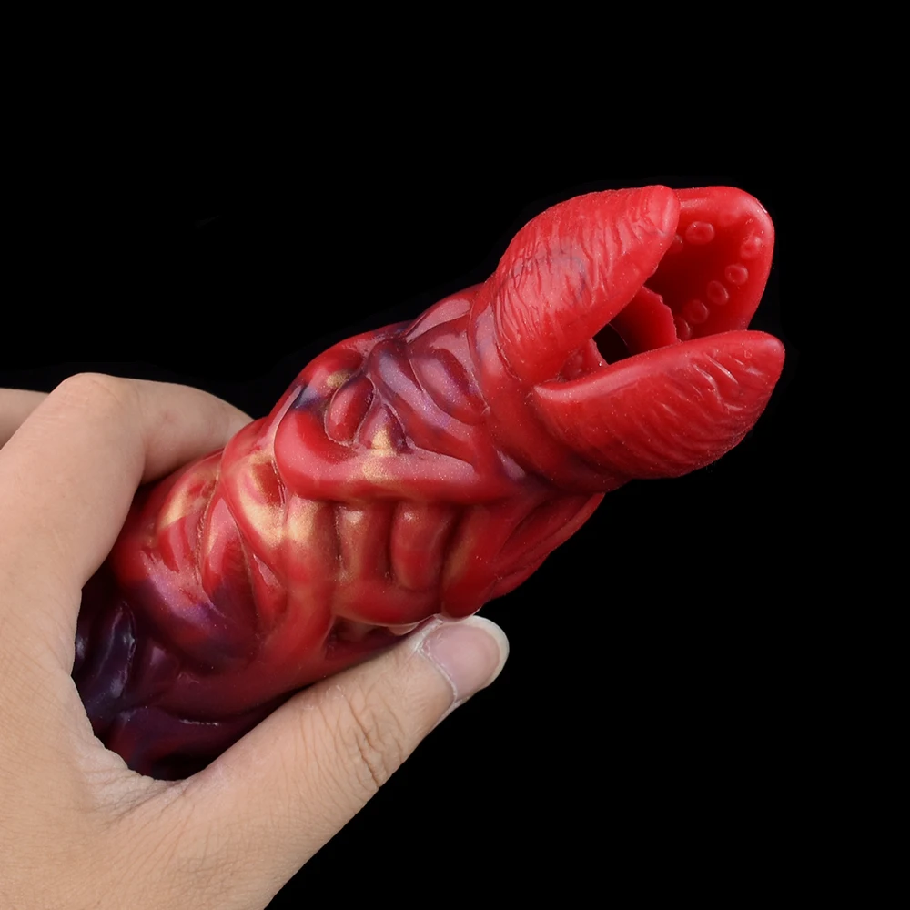 FAAK Fantasy Pneumatic Ovipositor Anal Sex Toys Lay Eggs Dildos Silicone Vaginal Balls Butt Plug Adult Games Masturbators