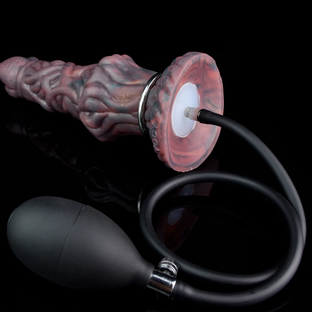 FAAK Fantasy Pneumatic Ovipositor Anal Sex Toys Lay Eggs Dildos Silicone Vaginal Balls Butt Plug Adult Games Masturbators