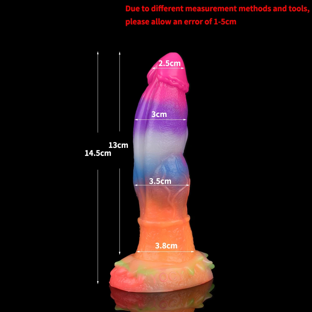 QKKQ Monster Squirting Dildo Soft Silicone Cock Ejaculating Fantasy Glow Tentacle Penis Female Masturbate Anal Plug Sex Toys