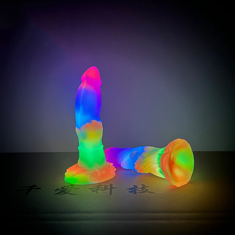 QKKQ Monster Squirting Dildo Soft Silicone Cock Ejaculating Fantasy Glow Tentacle Penis Female Masturbate Anal Plug Sex Toys