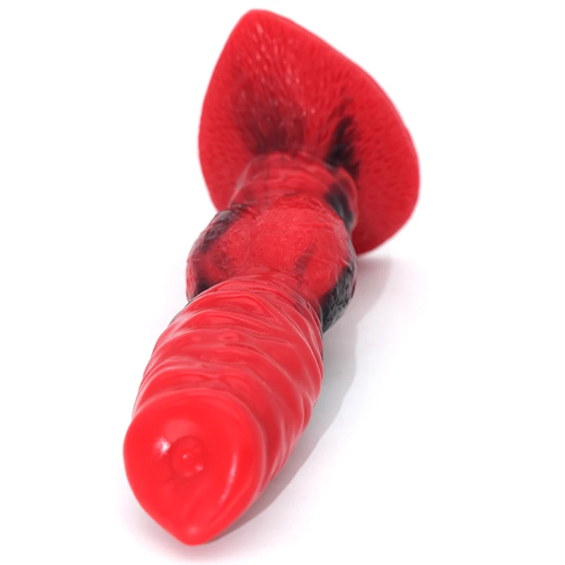 YOCY Animal Dildo Color Silicone Toys Realistic Wolf Fake Penis Adult Toys Fantasy Dildo Holder Masturbation Sex Toys For Women