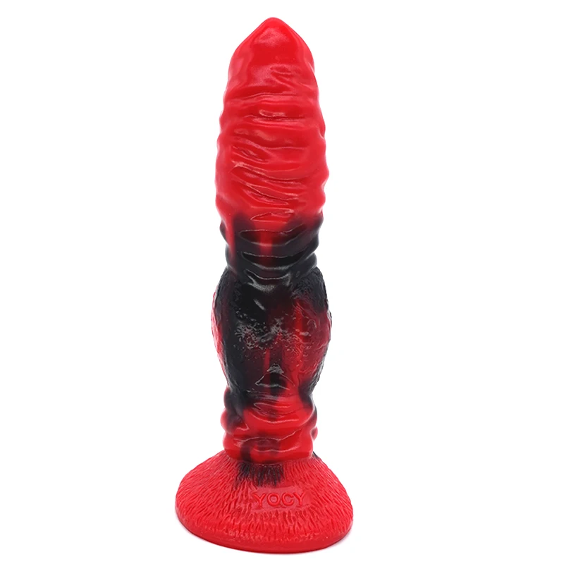 YOCY Animal Dildo Color Silicone Toys Realistic Wolf Fake Penis Adult Toys Fantasy Dildo Holder Masturbation Sex Toys For Women