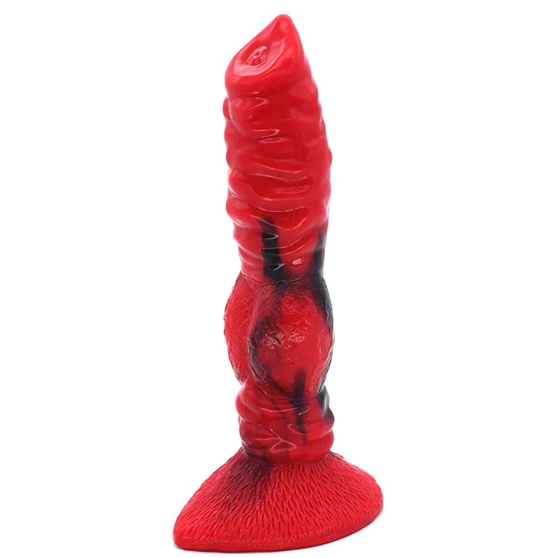 YOCY Animal Dildo Color Silicone Toys Realistic Wolf Fake Penis Adult Toys Fantasy Dildo Holder Masturbation Sex Toys For Women