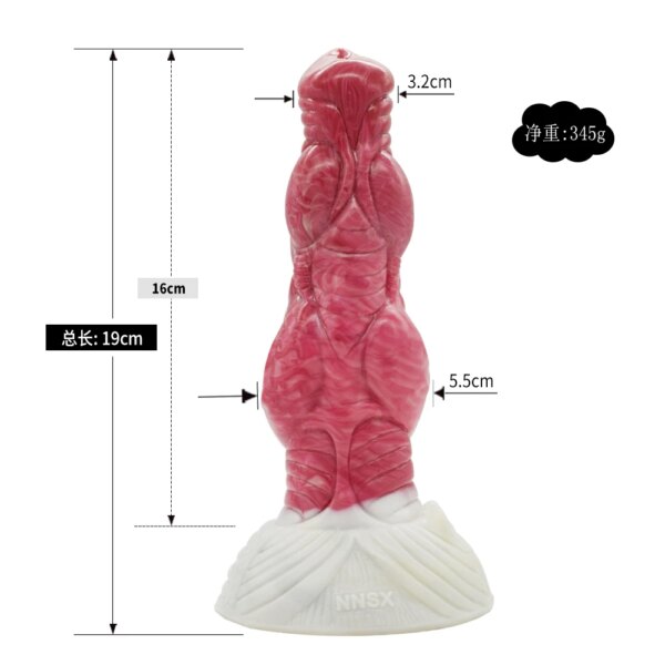 Wolf Ejaculation Dildo With Sucker Spray Liquid Silicone Knot Squirting Penis Sexual Fantasy Anal Massage Sex Toys Shop