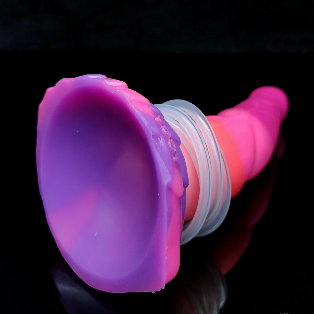 FAAK Luminous Squirting Dildo With Sucker Silicone Curved Anal Plug Glowing Dark Spray Liquid Sex Toys For Women Fantasy Product FAAK Luminous Squirting Dildo With Sucker Silicone Curved Anal Plug Glowing Dark Spray Liquid Sex Toys For Women Fantasy Product