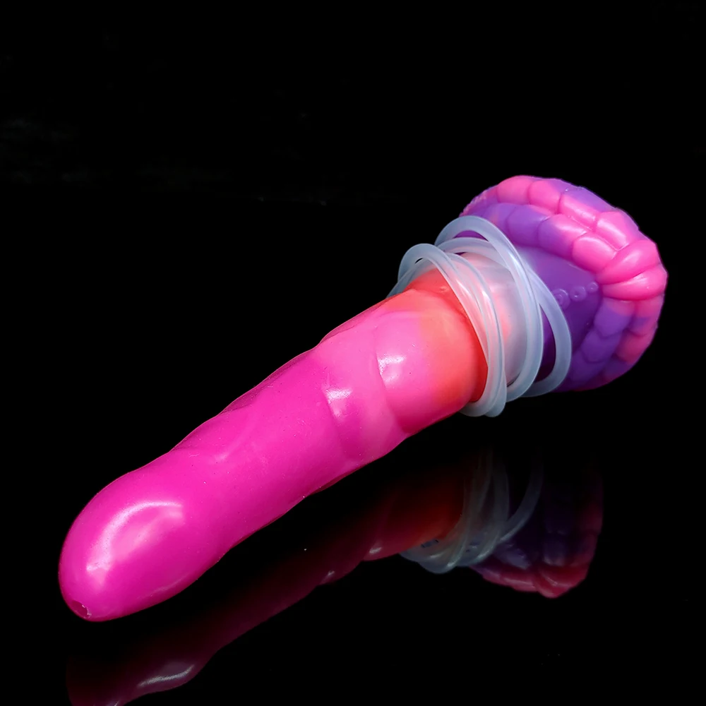 FAAK Luminous Squirting Dildo With Sucker Silicone Curved Anal Plug Glowing Dark Spray Liquid Sex Toys For Women Fantasy Product FAAK Luminous Squirting Dildo With Sucker Silicone Curved Anal Plug Glowing Dark Spray Liquid Sex Toys For Women Fantasy Product