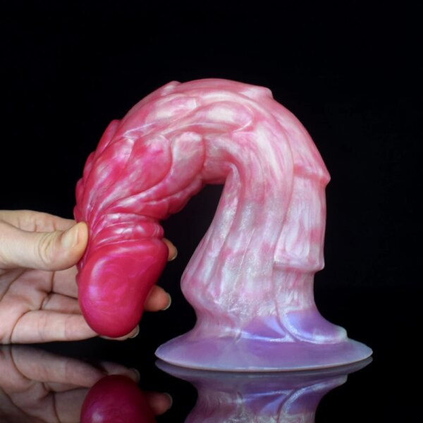 Fantasy Dragon Dildo With Suction Cup Silicone Colorful Curved Penis Female Masturbator Anal Sex Toys Shop G-spot Stimulate