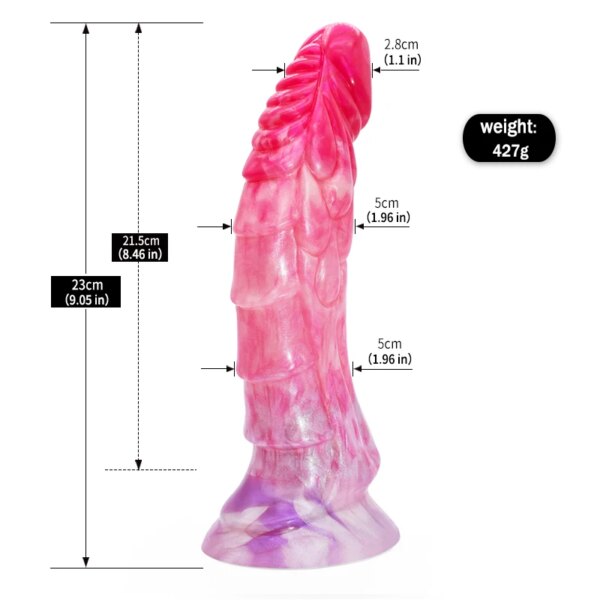 Fantasy Dragon Dildo With Suction Cup Silicone Colorful Curved Penis Female Masturbator Anal Sex Toys Shop G-spot Stimulate