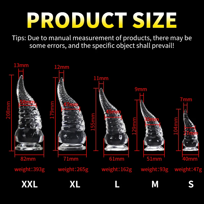 Realistic Octopus Tentacle Dildo Soft Long Anal Plug Jelly Transparent Penis Alien Fantasy Monster Dildo Sex Toys Animal Cock