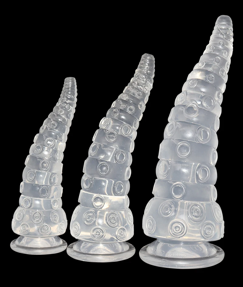Realistic Octopus Tentacle Dildo Soft Long Anal Plug Jelly Transparent Penis Alien Fantasy Monster Dildo Sex Toys Animal Cock