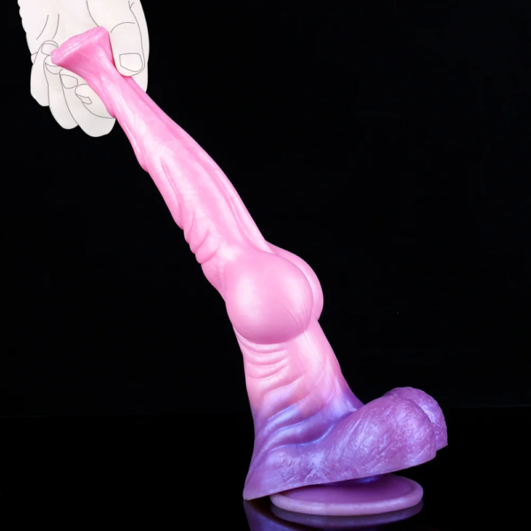 Fantasy Knot Horse Dildo With Suction Cup Silicone Long Realistic Animal Penis Sex Toys For Women Masturbator Adult Games