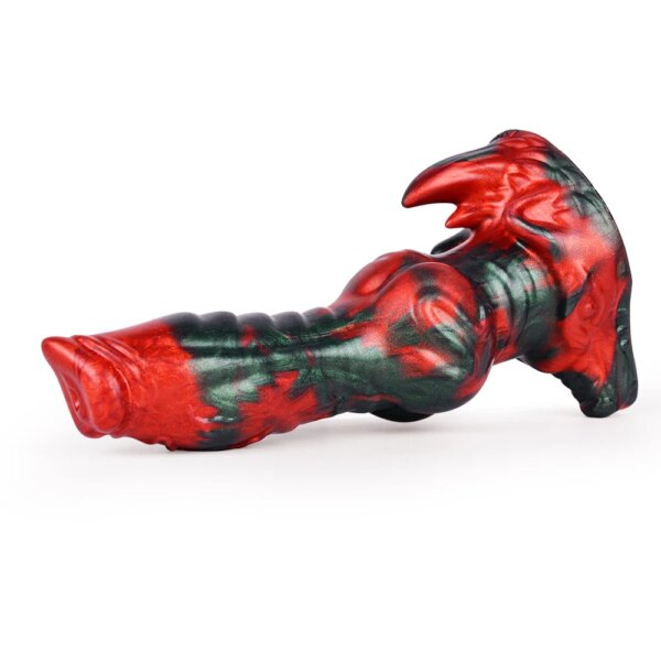 Fantasy Horse Penis Exaggerated testicle Silicone Dog Knot Dildo With Sucker Sex Toys For Women Masturbator Anal Plug